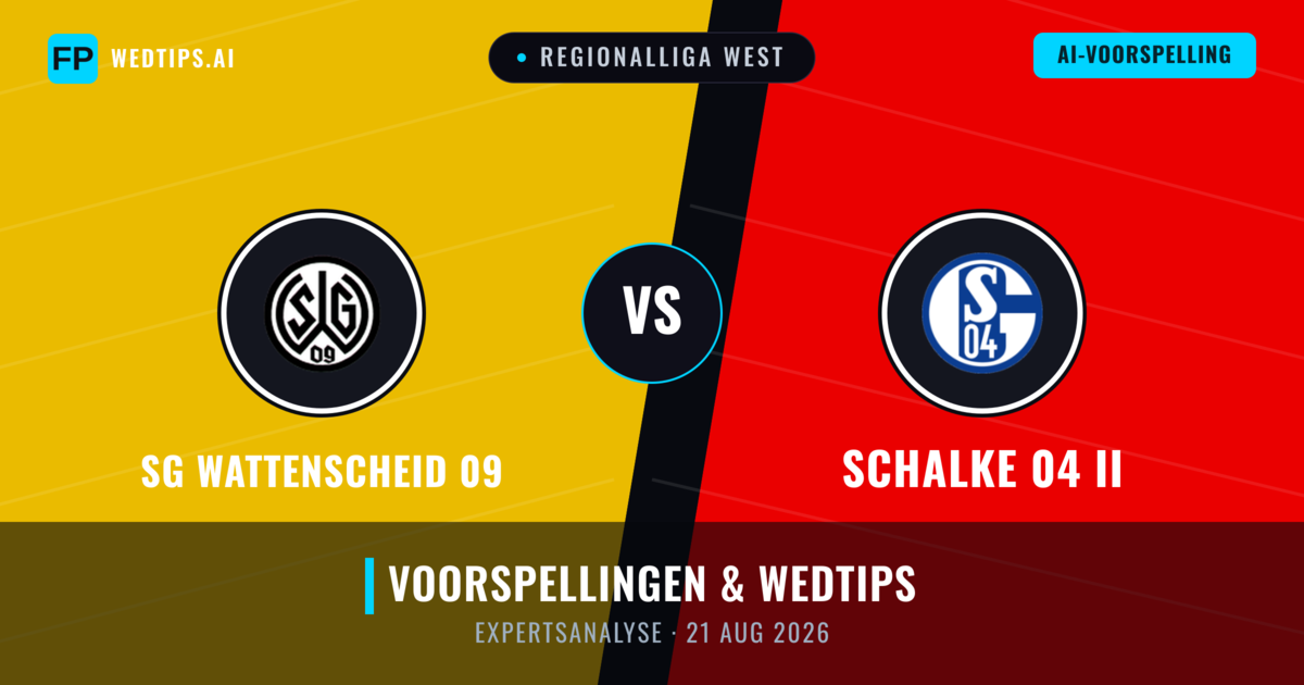 SG Wattenscheid 09 vs Schalke 04 II — voorspelling en vooruitblik wedstrijd