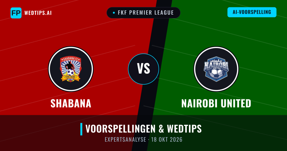 Shabana vs Nairobi United — voorspelling en vooruitblik wedstrijd