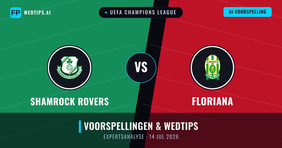 Shamrock Rovers vs Floriana — voorspelling en vooruitblik wedstrijd