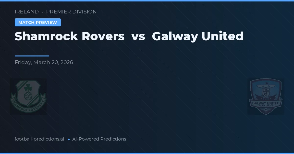 Shamrock Rovers vs Galway United — voorspelling en vooruitblik wedstrijd