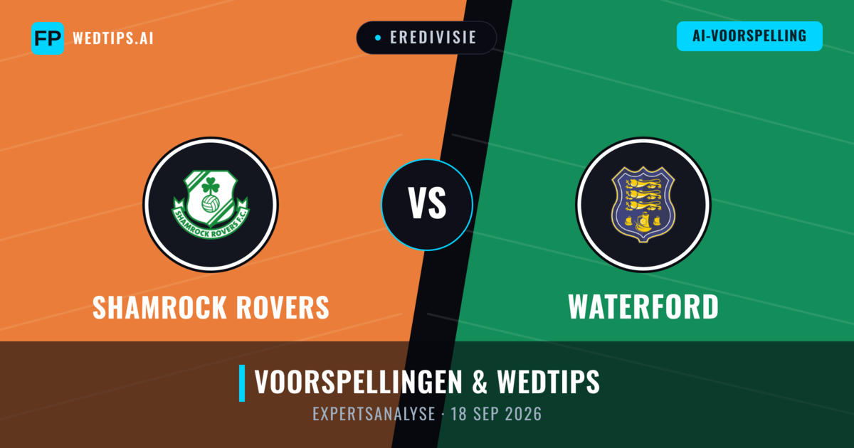 Shamrock Rovers vs Waterford — voorspelling en vooruitblik wedstrijd