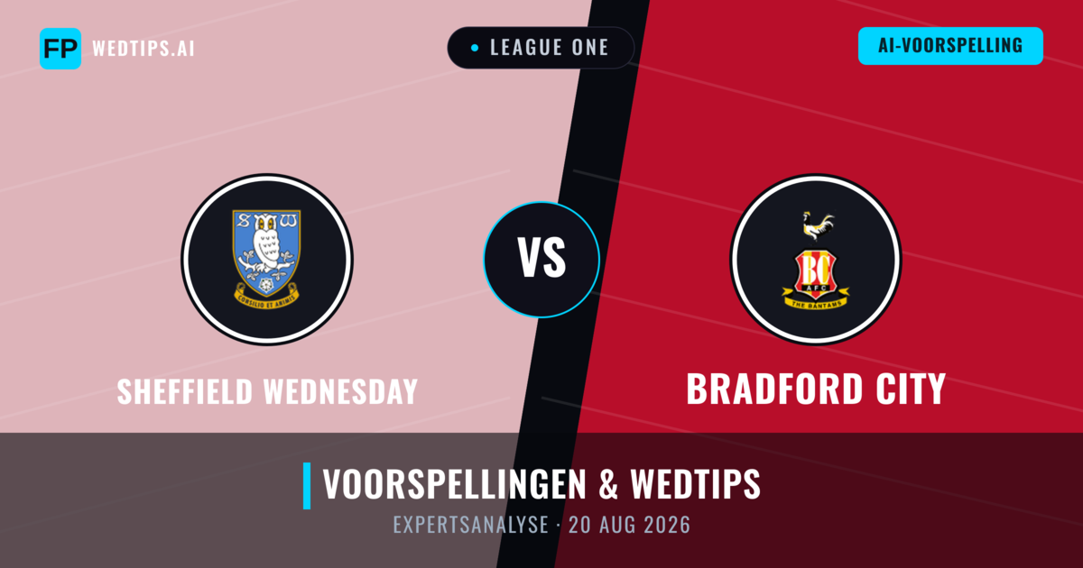 Sheffield Wednesday vs Bradford City — voorspelling en vooruitblik wedstrijd
