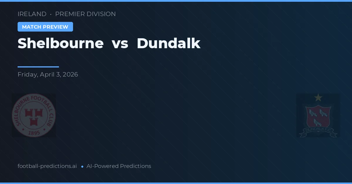 Shelbourne vs Dundalk — voorspelling en vooruitblik wedstrijd