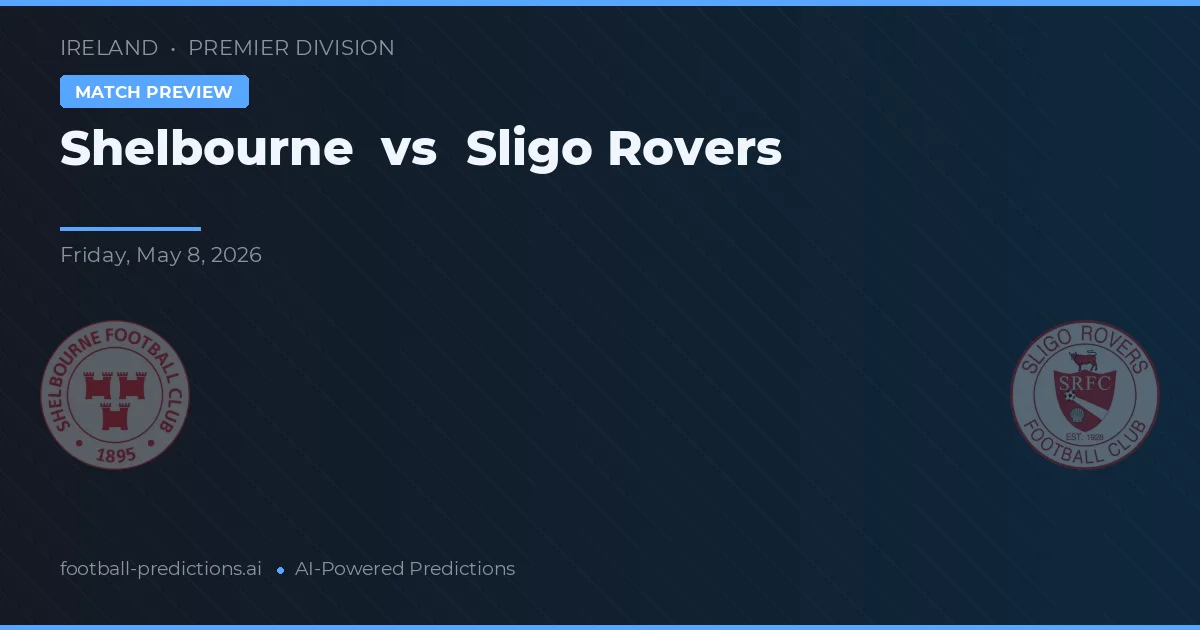 Shelbourne vs Sligo Rovers — voorspelling en vooruitblik wedstrijd