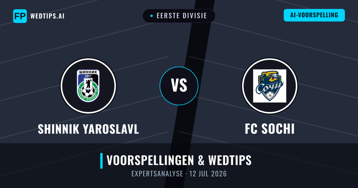 Shinnik Yaroslavl vs FC Sochi — voorspelling en vooruitblik wedstrijd