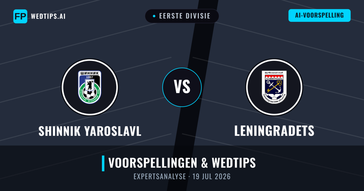 Shinnik Yaroslavl vs Leningradets — voorspelling en vooruitblik wedstrijd