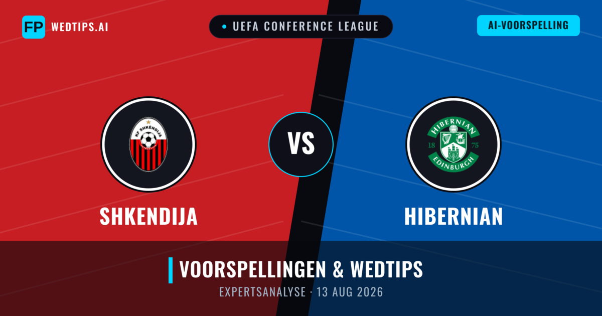 Shkendija vs Hibernian — voorspelling en vooruitblik wedstrijd