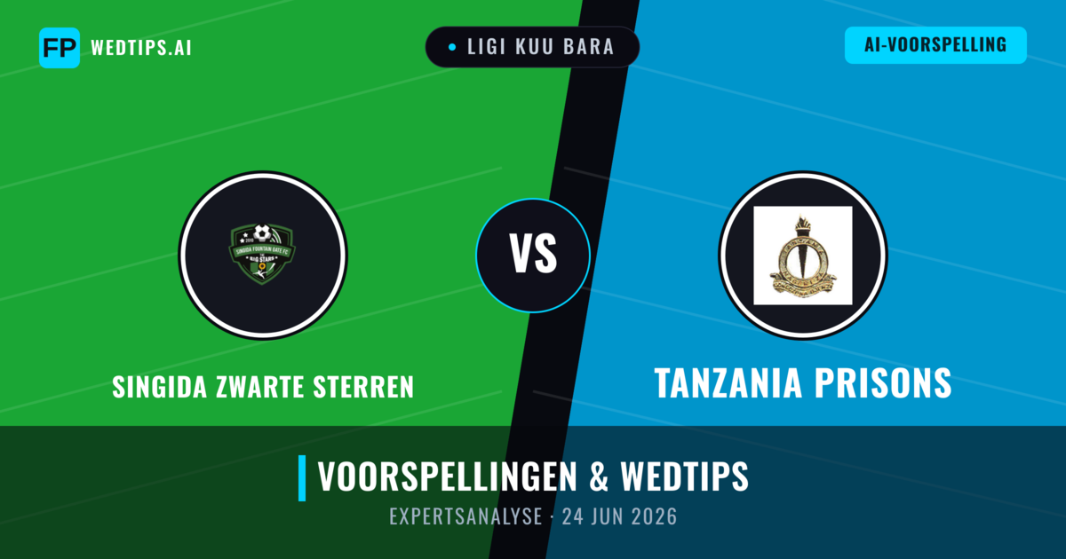 Singida Zwarte Sterren vs Tanzania Prisons — voorspelling en vooruitblik wedstrijd