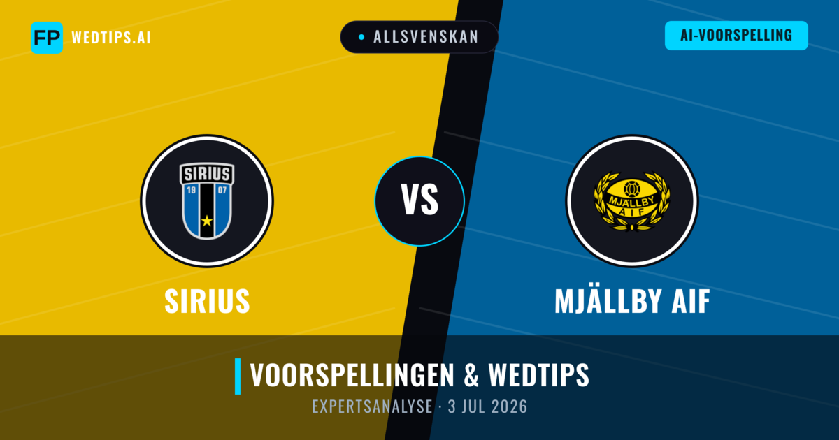 Sirius vs Mjällby AIF — voorspelling en vooruitblik wedstrijd