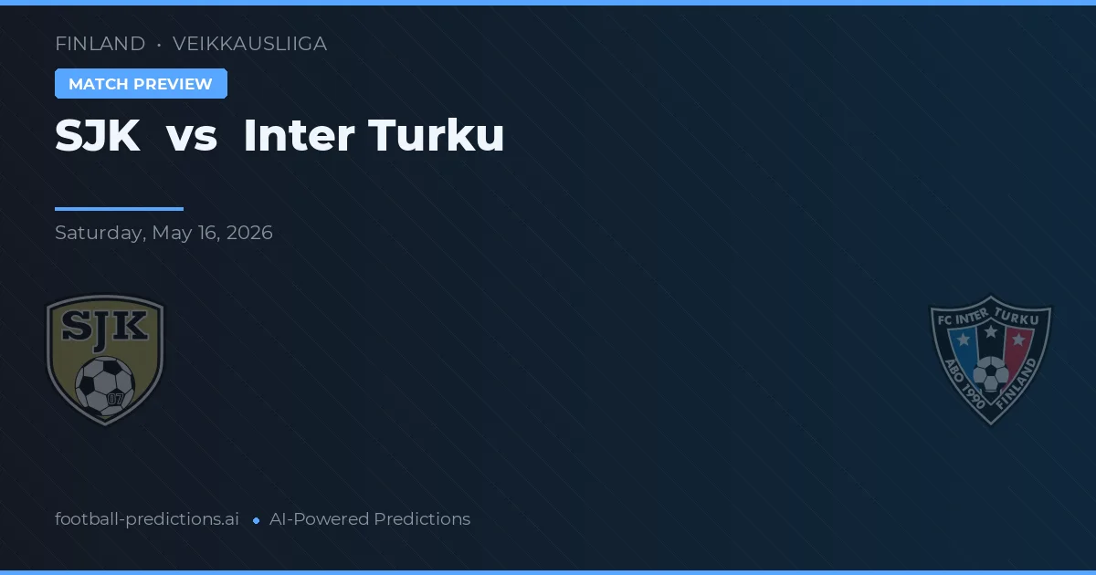 SJK vs Inter Turku — voorspelling en vooruitblik wedstrijd