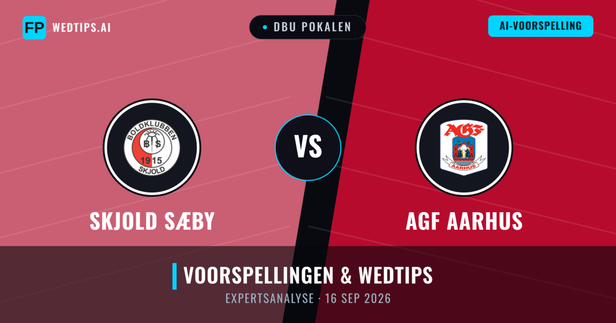 Skjold Sæby vs AGF Aarhus — voorspelling en vooruitblik wedstrijd