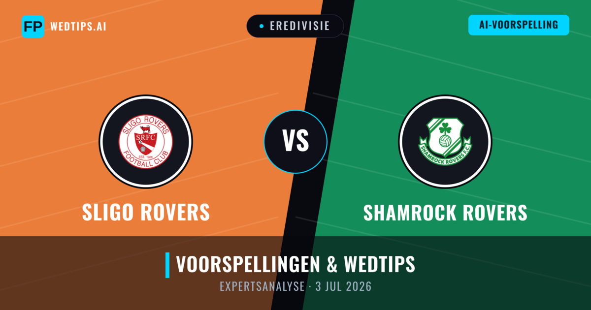 Sligo Rovers vs Shamrock Rovers — voorspelling en vooruitblik wedstrijd