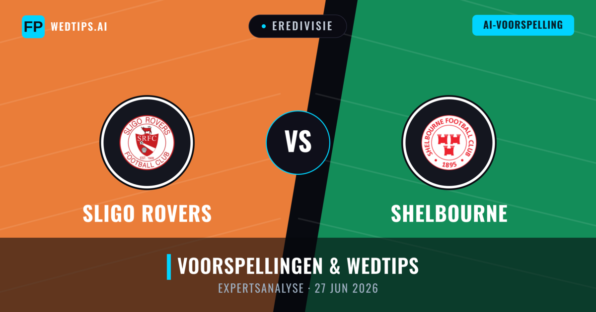 Sligo Rovers vs Shelbourne — voorspelling en vooruitblik wedstrijd