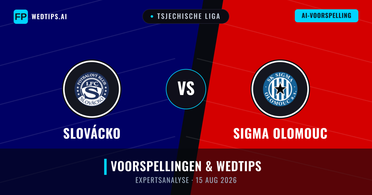 Slovácko vs Sigma Olomouc — voorspelling en vooruitblik wedstrijd