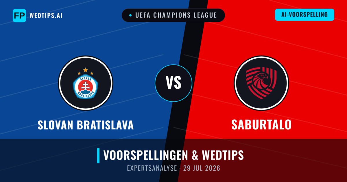 Slovan Bratislava vs FC Iberia 1999 — voorspelling en vooruitblik wedstrijd