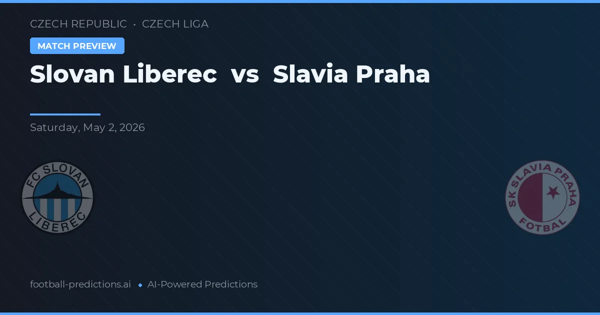 Slovan Liberec vs Slavia Praag — voorspelling en vooruitblik wedstrijd
