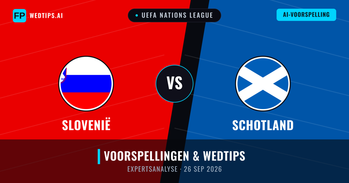 Slovenië vs Schotland — voorspelling en vooruitblik wedstrijd