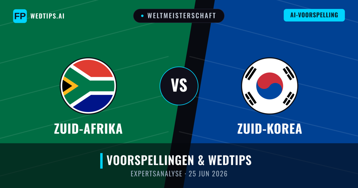 Zuid-Afrika vs Zuid-Korea — voorspelling en vooruitblik wedstrijd