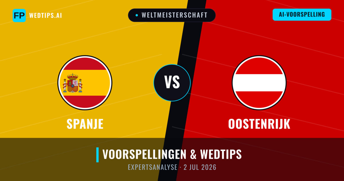 Spanje vs Oostenrijk — voorspelling en vooruitblik wedstrijd