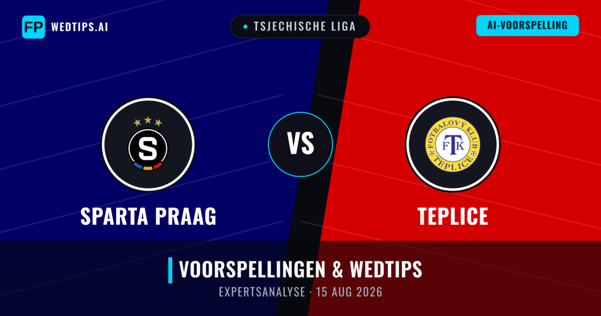 Sparta Praag vs Teplice — voorspelling en vooruitblik wedstrijd