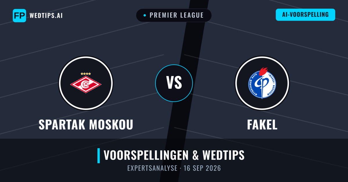Spartak Moskou vs Fakel — voorspelling en vooruitblik wedstrijd