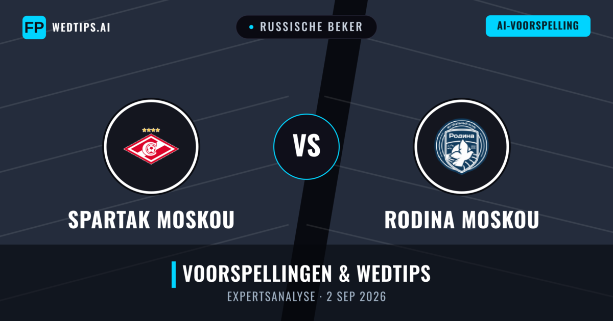 Spartak Moskou vs Rodina Moskou — voorspelling en vooruitblik wedstrijd