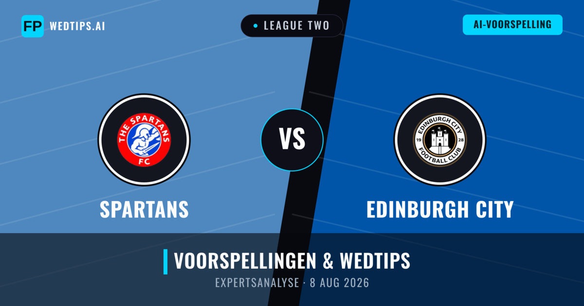 Spartans vs Edinburgh City — voorspelling en vooruitblik wedstrijd