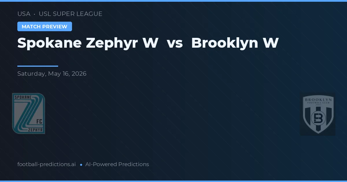 Spokane Zephyr W vs Brooklyn W — voorspelling en vooruitblik wedstrijd
