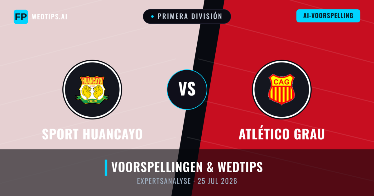 Sport Huancayo vs Atlético Grau — voorspelling en vooruitblik wedstrijd