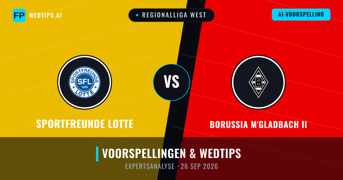Sportfreunde Lotte vs Borussia M'gladbach II — voorspelling en vooruitblik wedstrijd