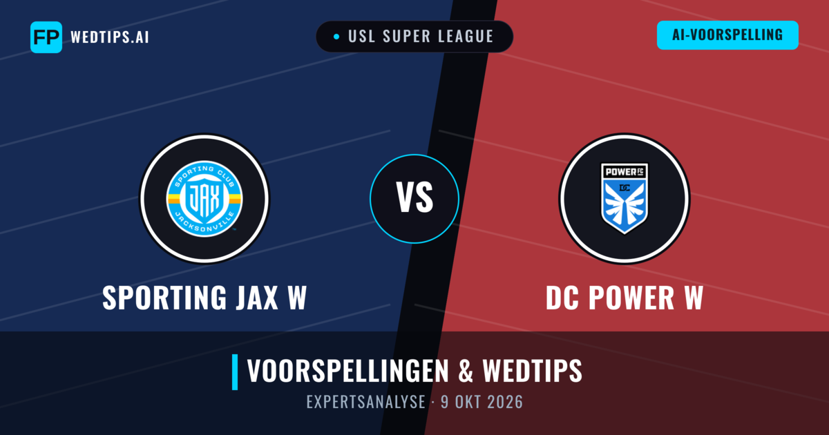 Sporting JAX W vs DC Power W — voorspelling en vooruitblik wedstrijd