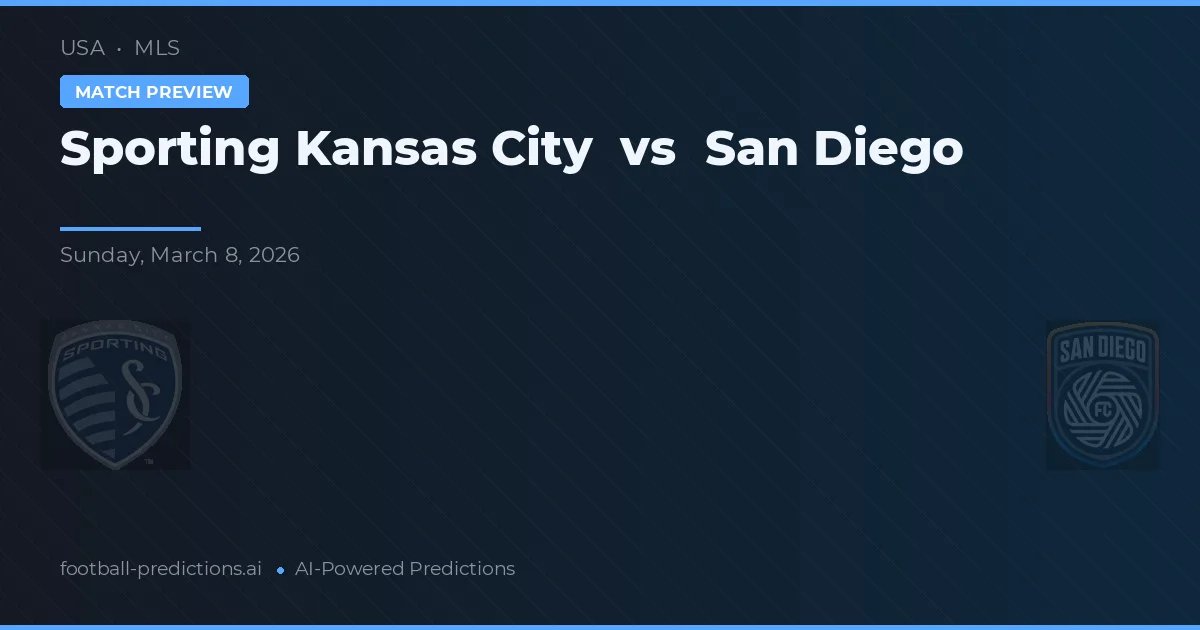 Sporting Kansas City vs San Diego — voorspelling en vooruitblik wedstrijd