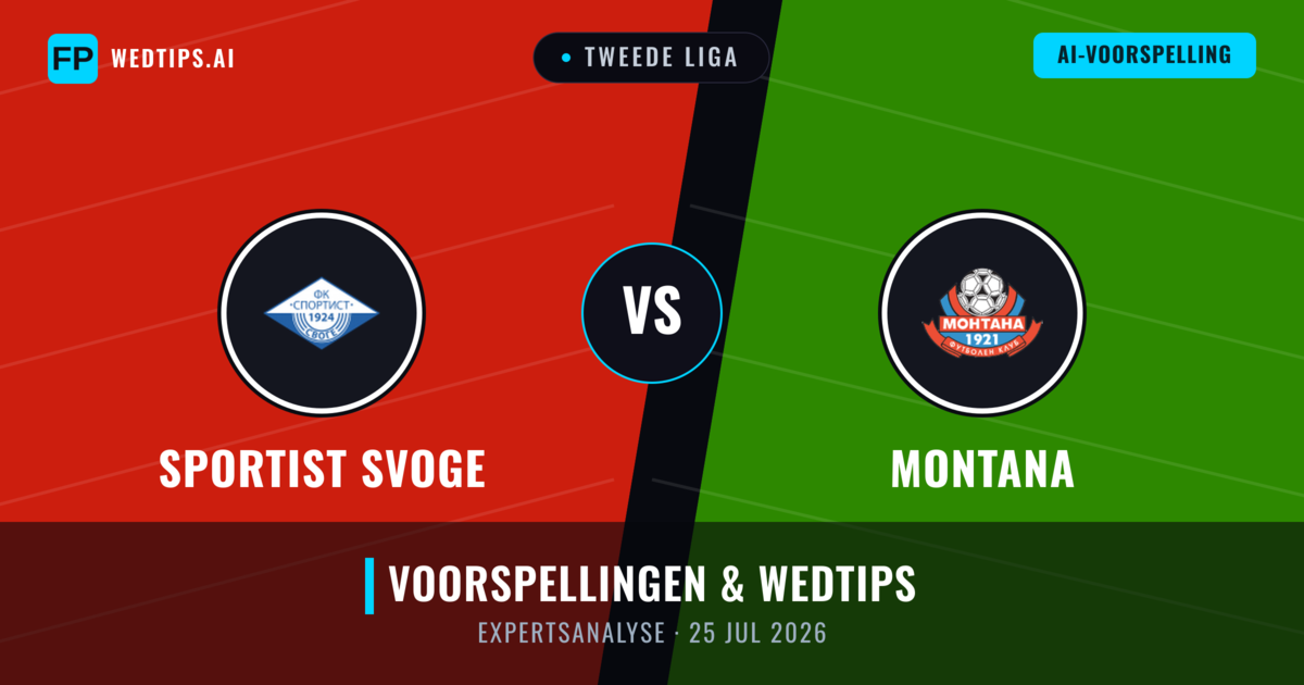 Sportist Svoge vs Montana — voorspelling en vooruitblik wedstrijd