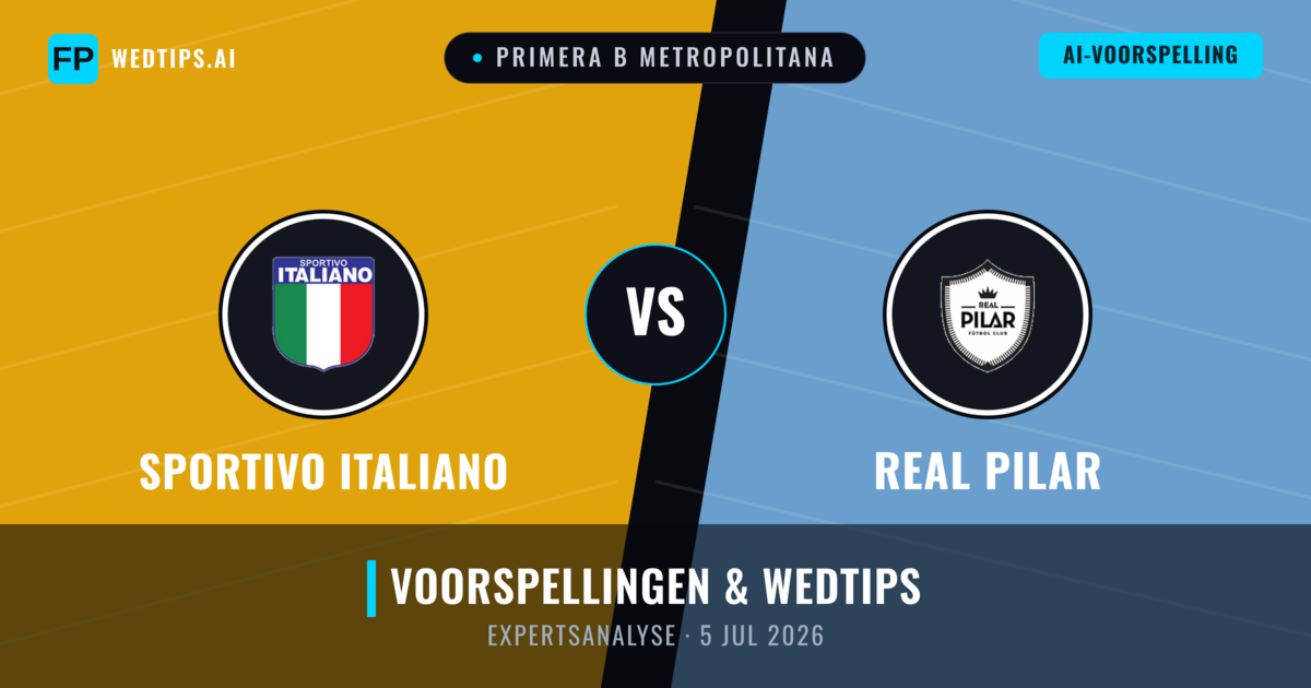 Sportivo Italiano vs Real Pilar — voorspelling en vooruitblik wedstrijd