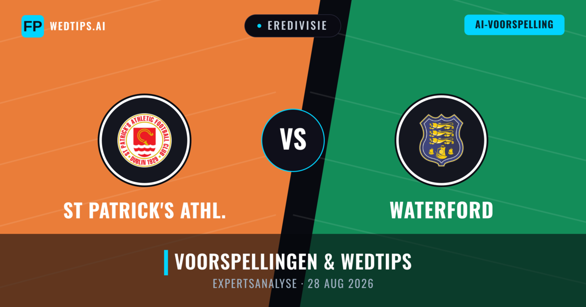 St Patrick's Athl. vs Waterford — voorspelling en vooruitblik wedstrijd