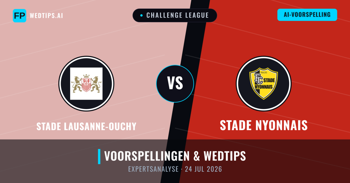 Stade Lausanne-Ouchy vs Stade Nyonnais — voorspelling en vooruitblik wedstrijd