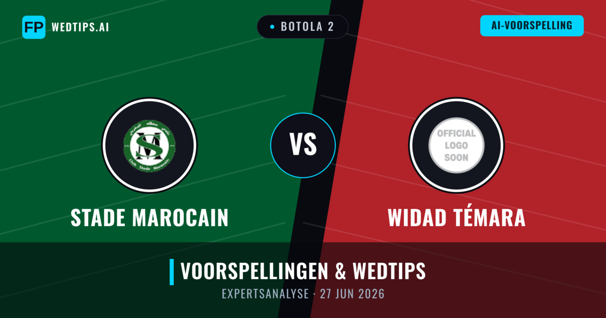 Stade Marocain vs Widad Témara — voorspelling en vooruitblik wedstrijd