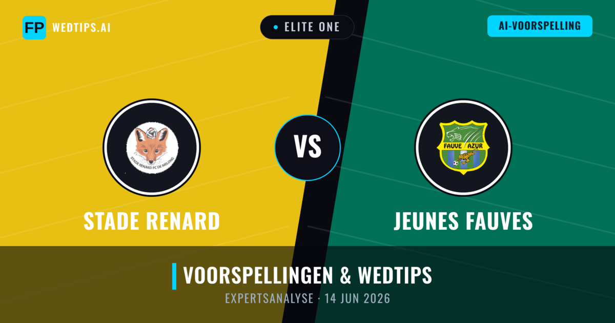 Stade Renard vs Jeunes Fauves — voorspelling en vooruitblik wedstrijd