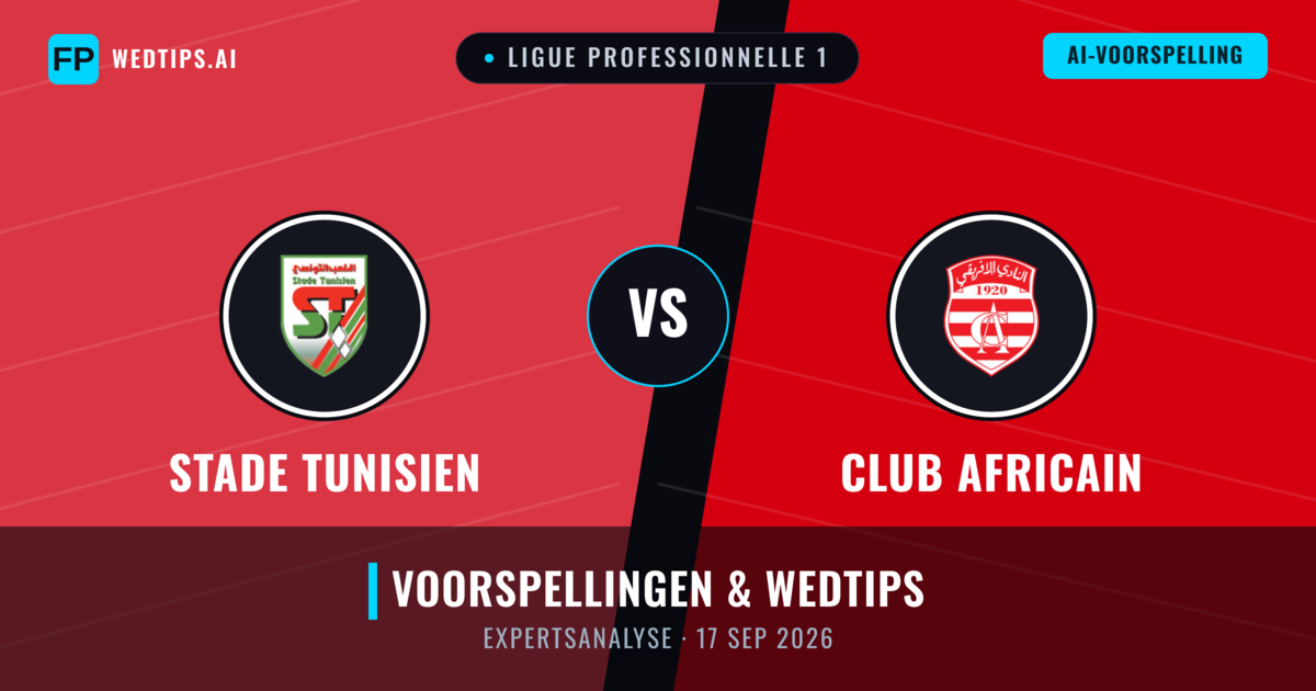 Stade Tunisien vs Club Africain — voorspelling en vooruitblik wedstrijd