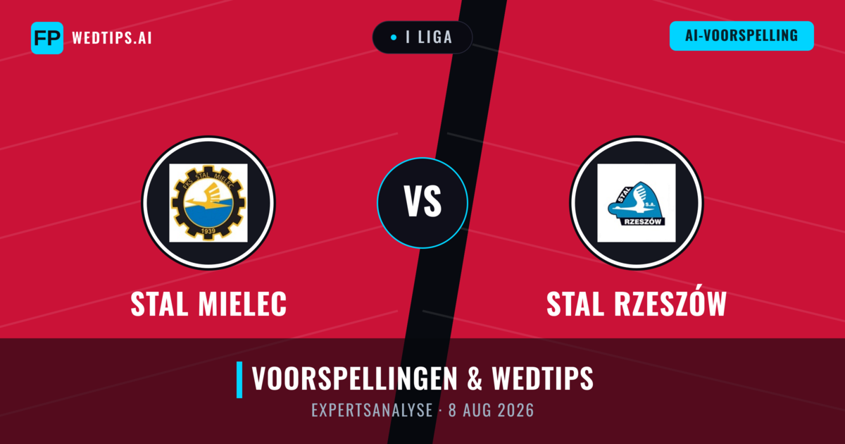 Stal Mielec vs Stal Rzeszów — voorspelling en vooruitblik wedstrijd