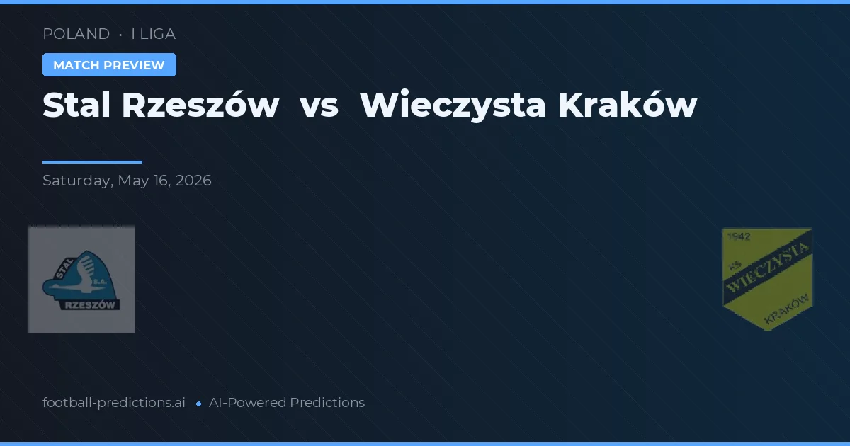 Stal Rzeszów vs Wieczysta Kraków — voorspelling en vooruitblik wedstrijd