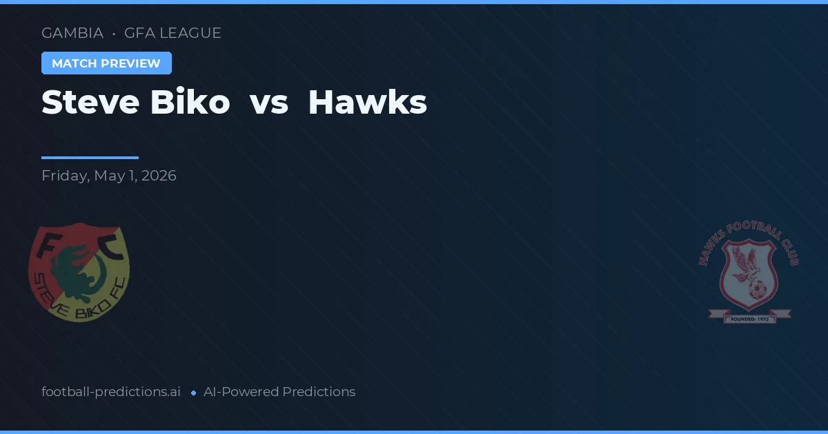 Steve Biko vs Hawks — voorspelling en vooruitblik wedstrijd