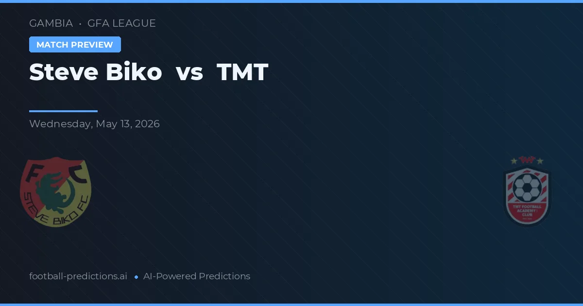 Steve Biko vs TMT — voorspelling en vooruitblik wedstrijd