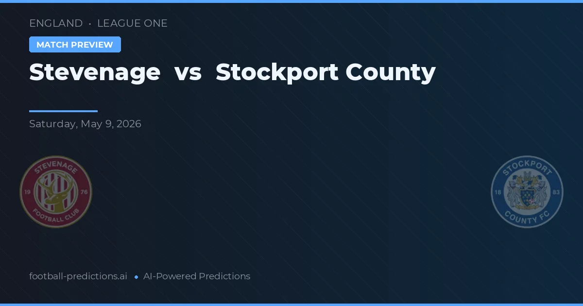 Stevenage vs Stockport County — voorspelling en vooruitblik wedstrijd