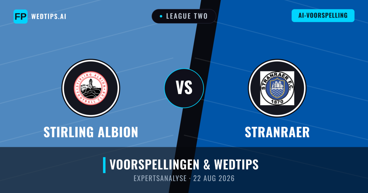 Stirling Albion vs Stranraer — voorspelling en vooruitblik wedstrijd
