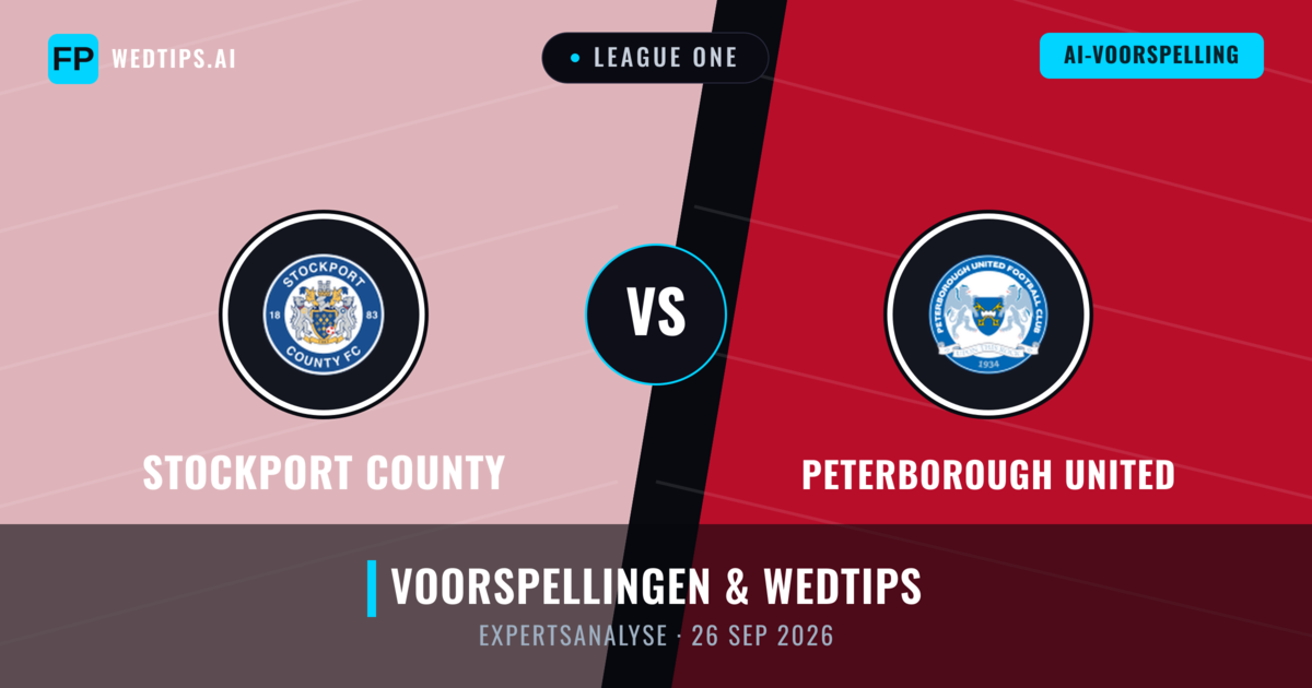 Stockport County vs Peterborough United — voorspelling en vooruitblik wedstrijd
