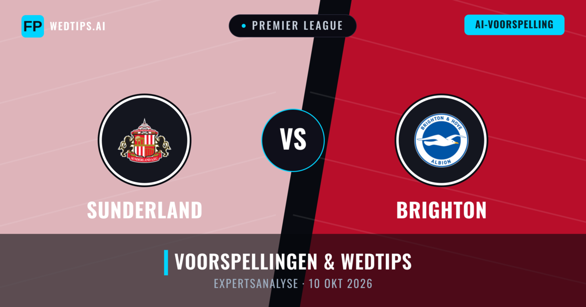 Sunderland vs Brighton — voorspelling en vooruitblik wedstrijd