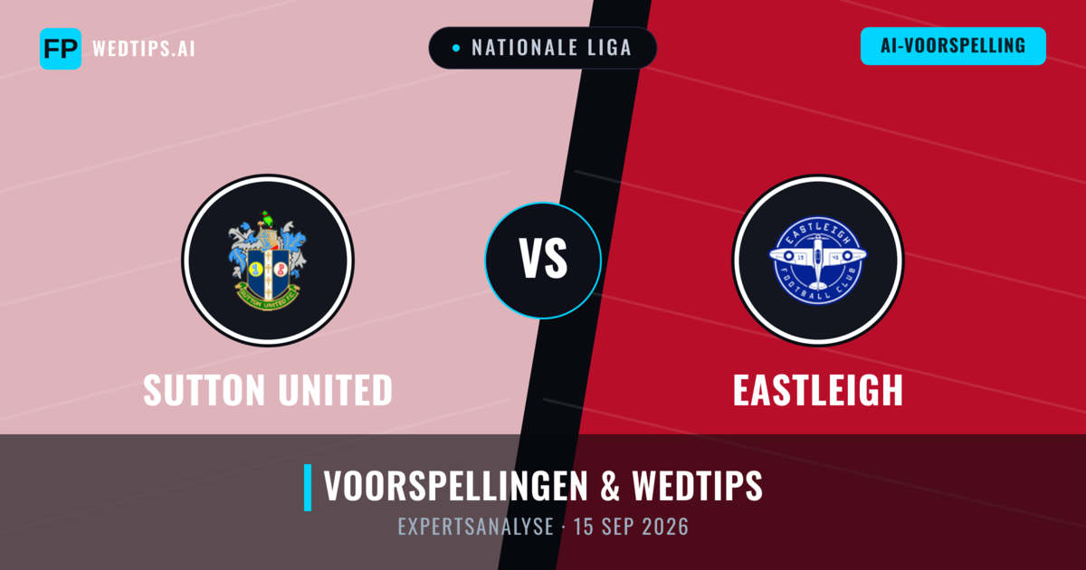 Sutton United vs Eastleigh — voorspelling en vooruitblik wedstrijd