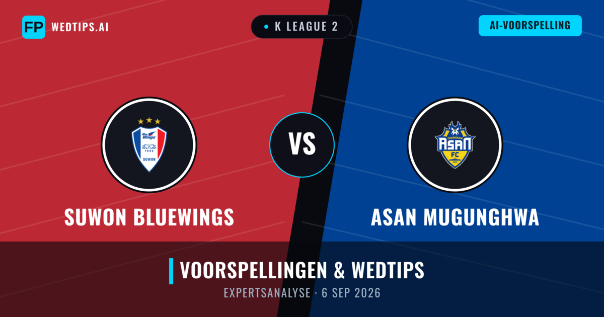 Suwon Bluewings vs Asan Mugunghwa — voorspelling en vooruitblik wedstrijd