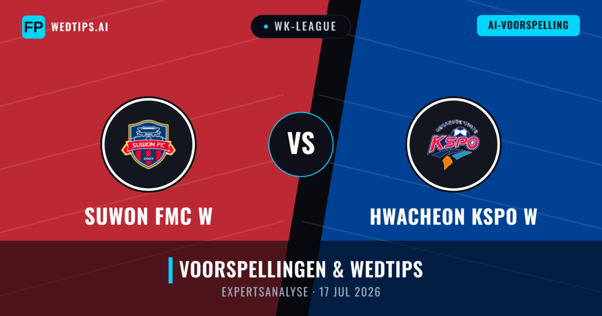 Suwon FMC W vs Hwacheon KSPO W — voorspelling en vooruitblik wedstrijd